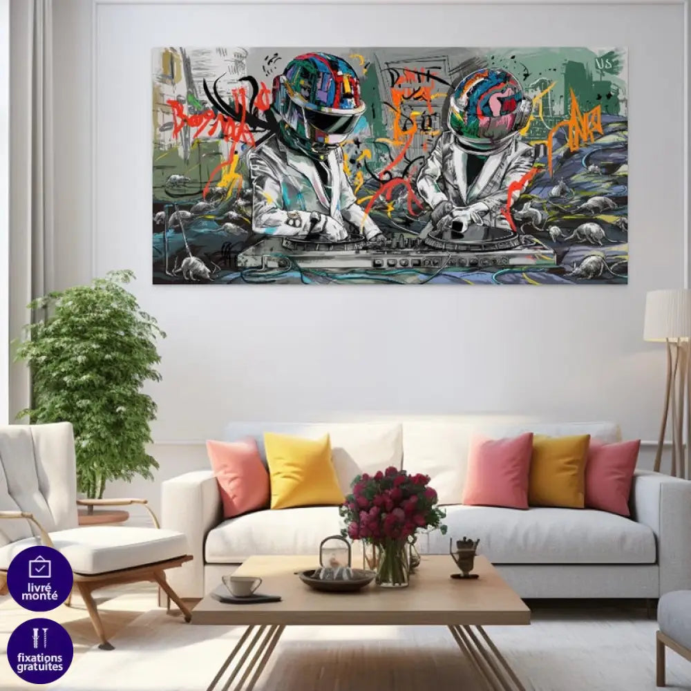 Tableau Street Art Daft Punk Tableau Street Art