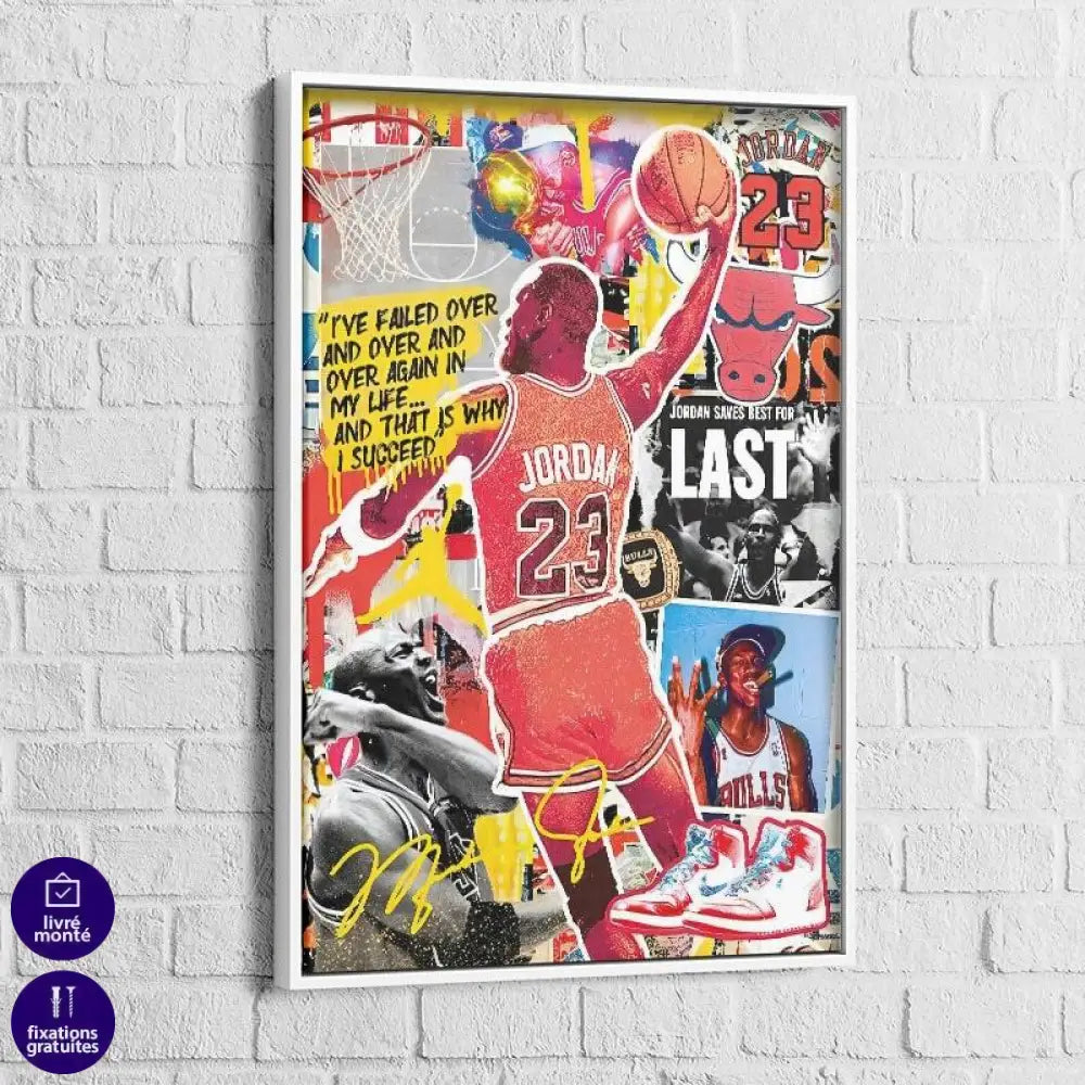 Tableau Street Art Jordan Urban - Montableaudeco