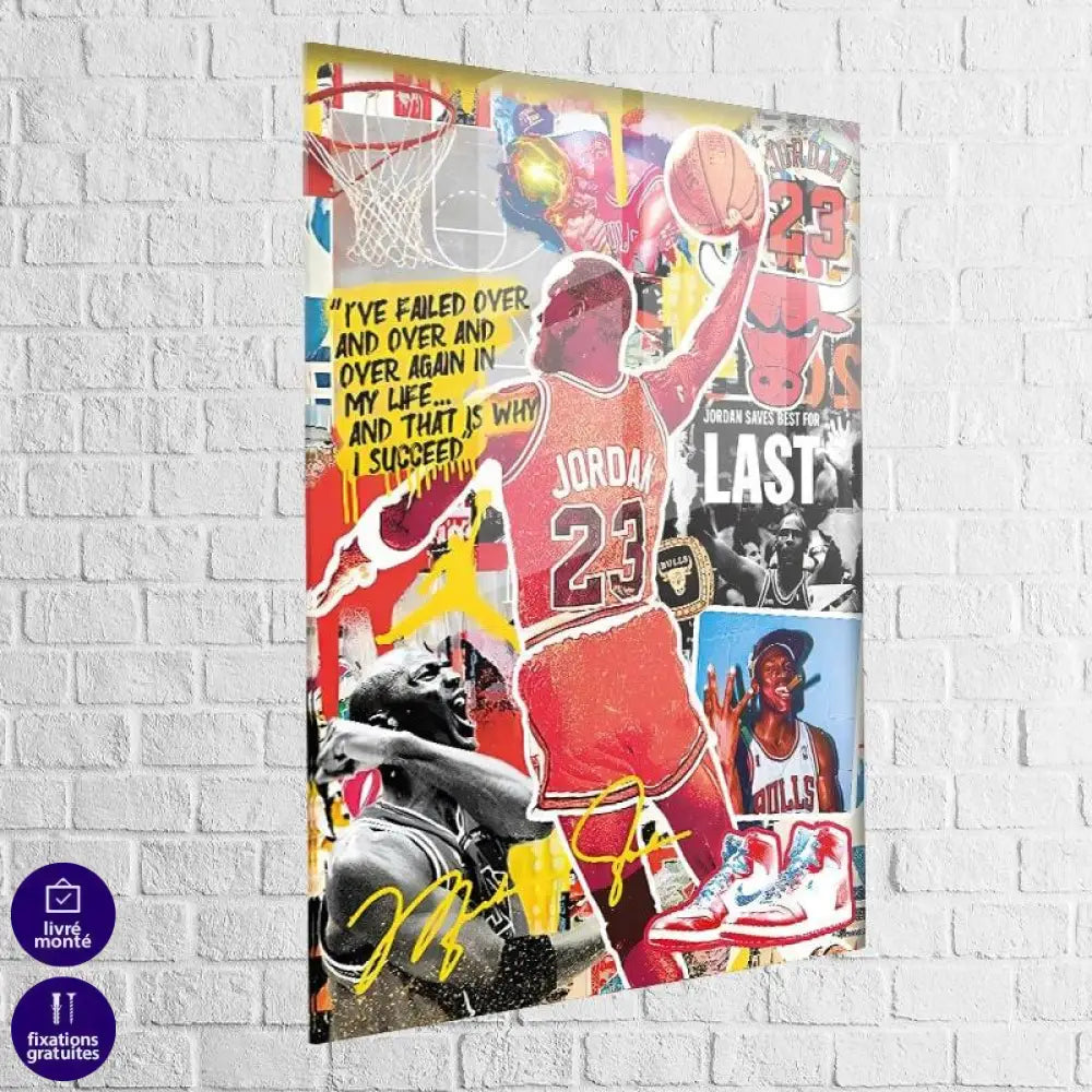 Tableau Street Art Jordan Urban - Montableaudeco