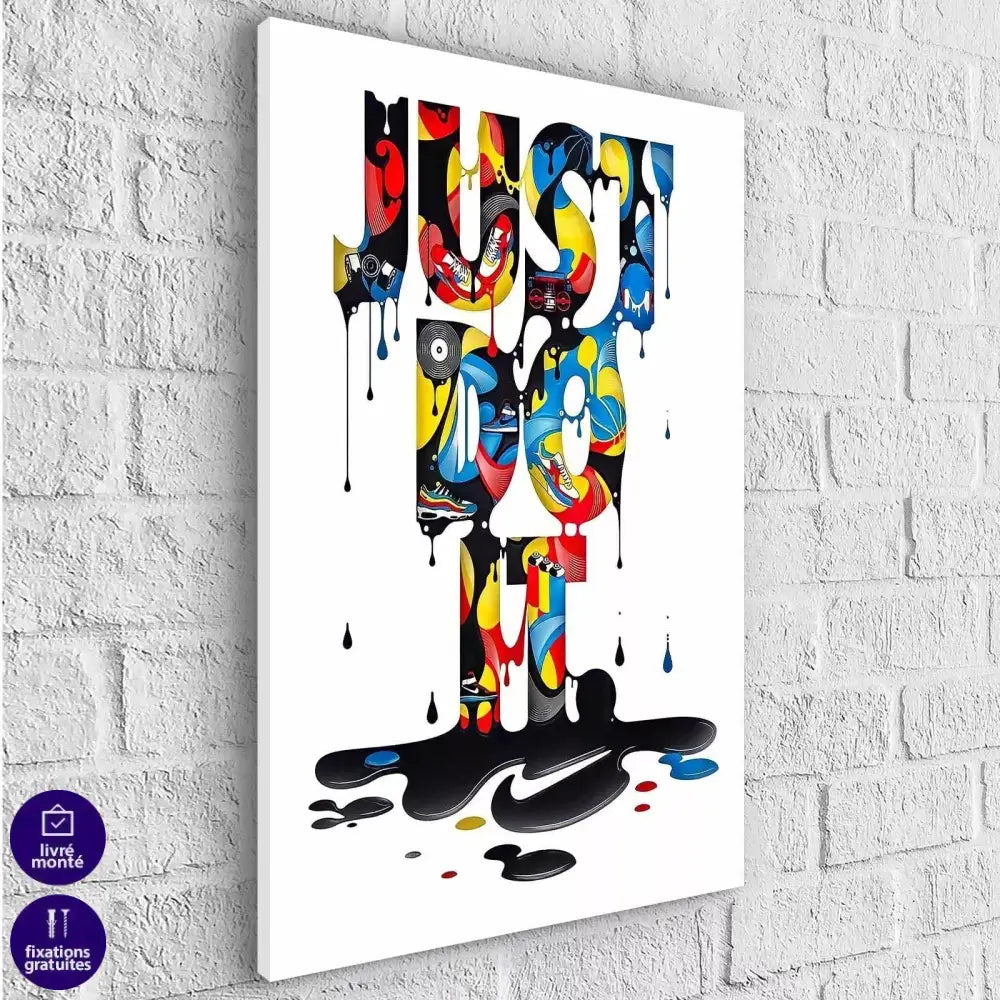 Tableau Street Art Just Do It - Montableaudeco