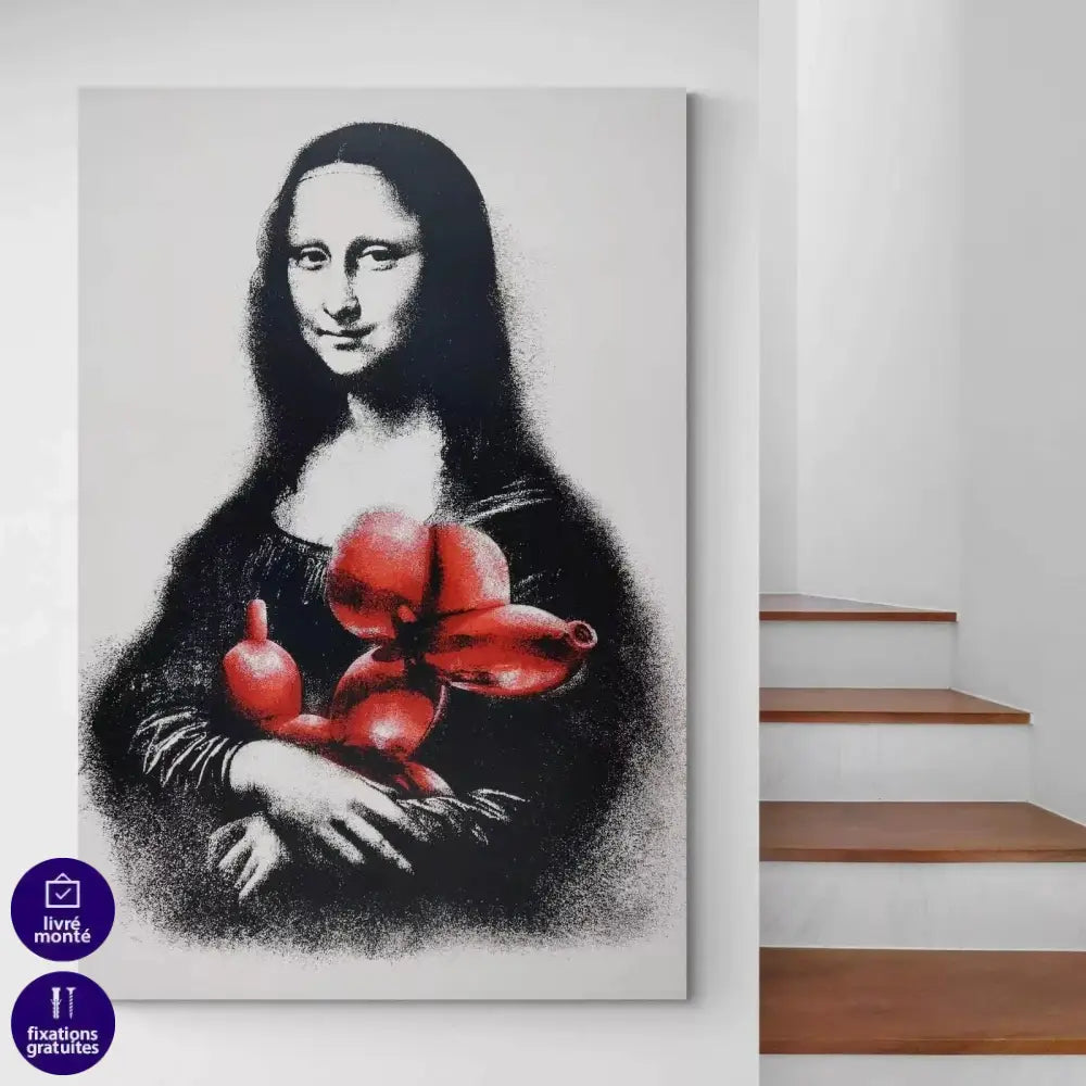 Tableau Street Art La Joconde Supreme - Montableaudeco