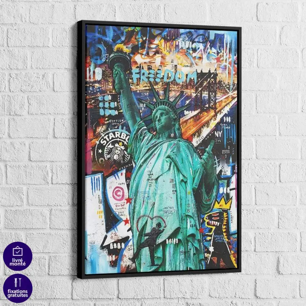 Tableau Street Art Liberty - Montableaudeco
