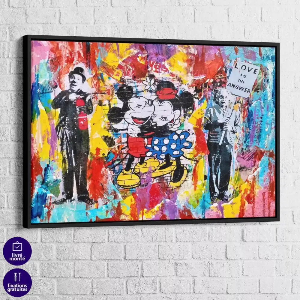Tableau Street Art Love Me - Montableaudeco