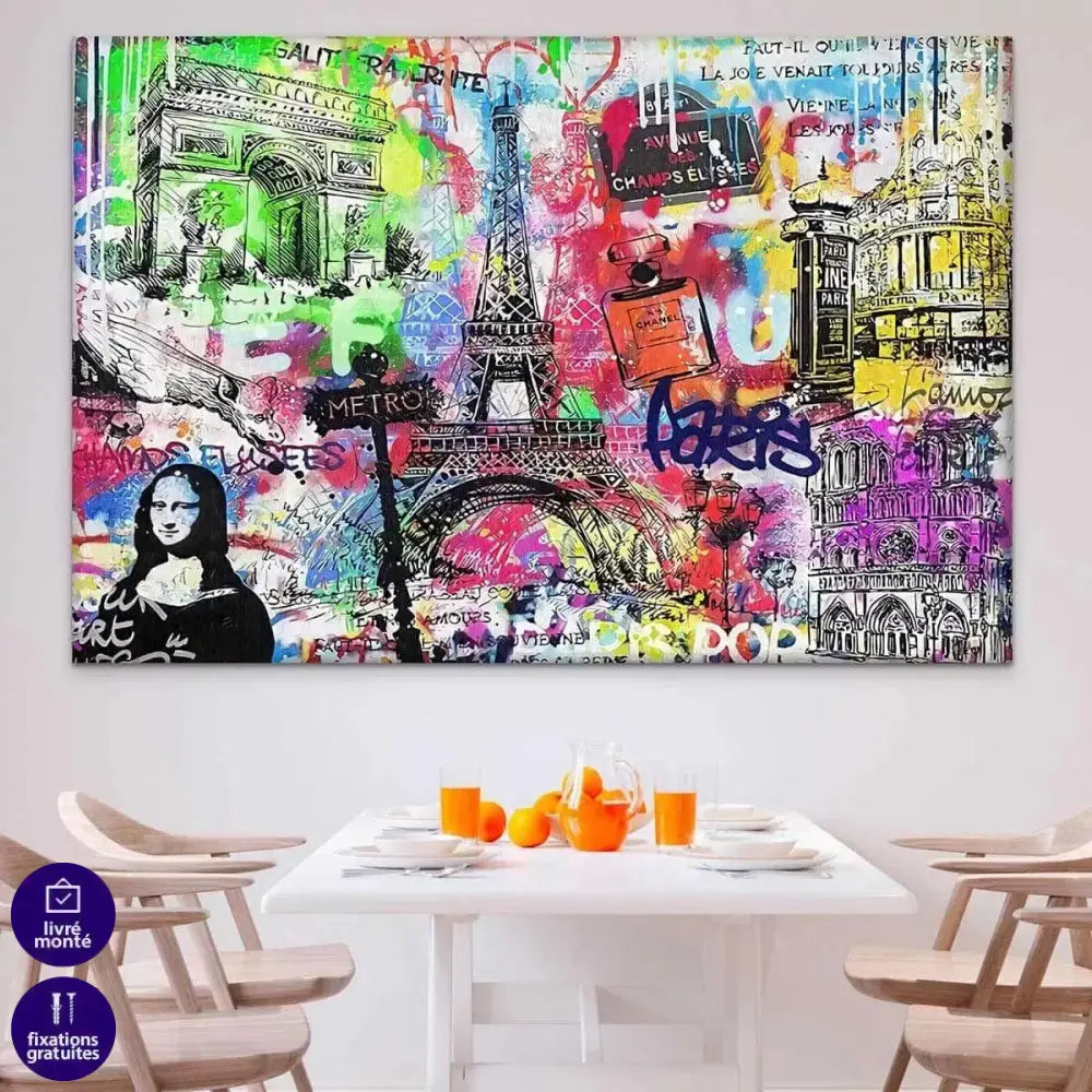 Tableau Street Art Paris - Montableaudeco