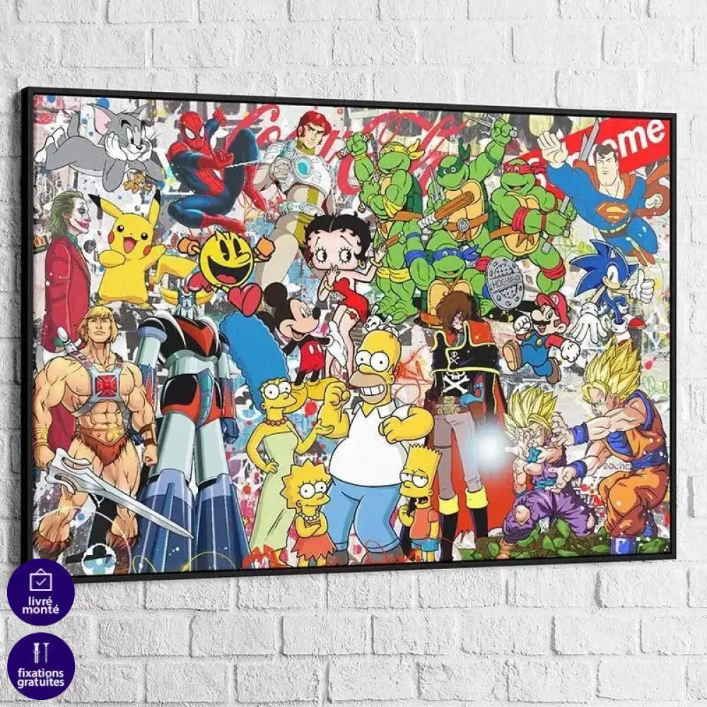 Tableau Street Art Pop Culture 2 - Montableaudeco
