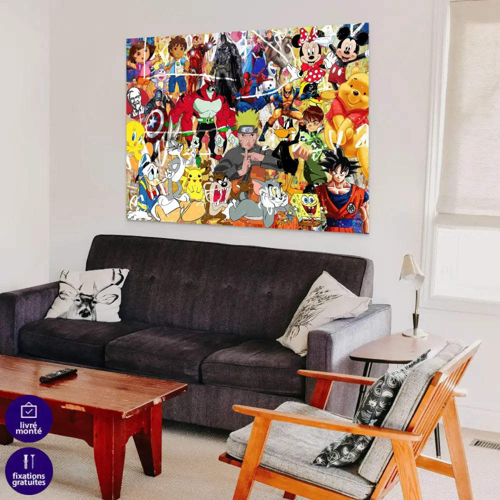 Tableau Street Art Pop Culture 3 - Montableaudeco