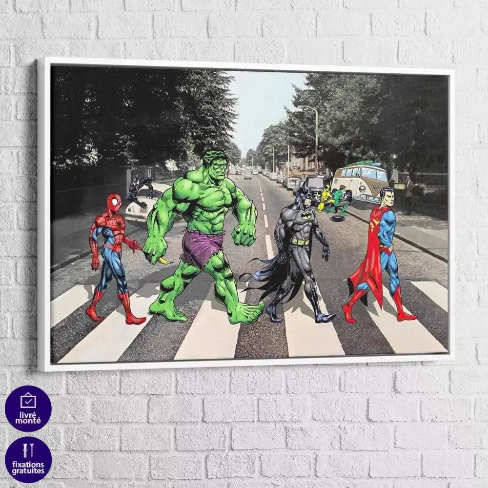 Tableau Street Marvel Abbey Road - Montableaudeco