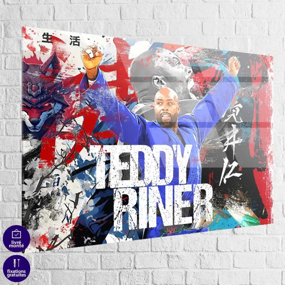 Tableau Teddy Rinner Légendaire 40x60cm / Plexiglas Tableau Sport