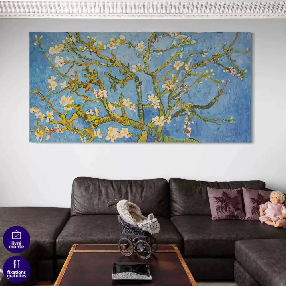 Tableau Van Gogh Amandiers en fleurs - Montableaudeco