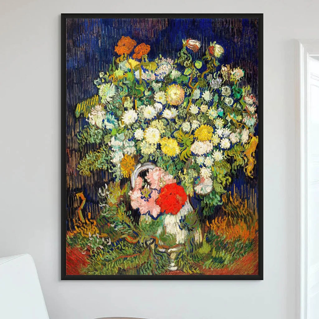 Tableau Van Gogh Le Bouquet de Fleurs dans un vase 2