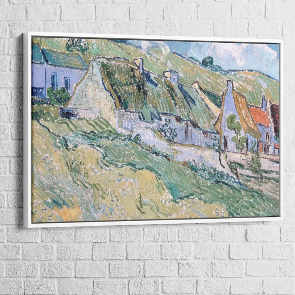 tableau van gogh les chaumières C