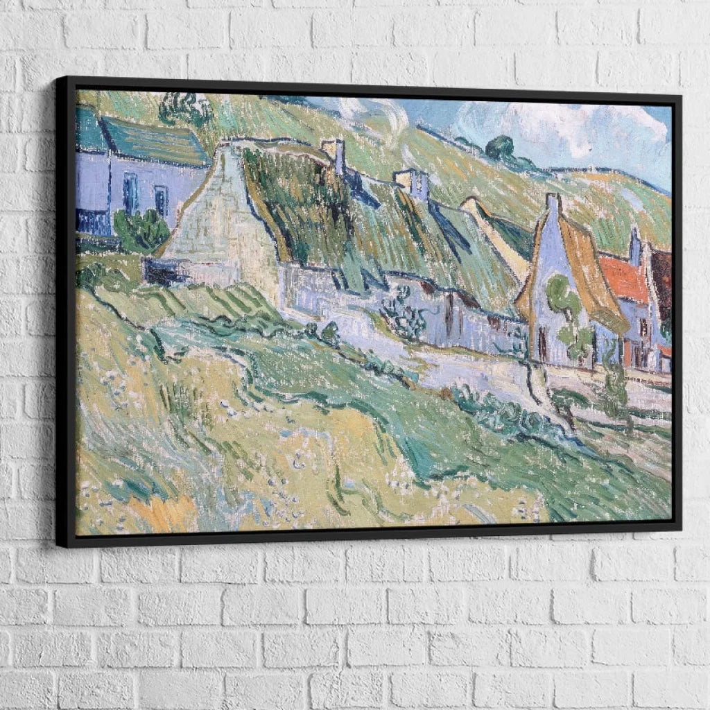 tableau van gogh les chaumières D