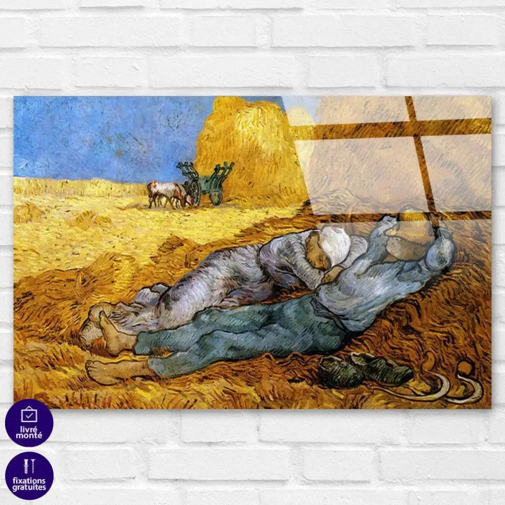 Tableau Vincent Van Gogh La Sieste - Montableaudeco