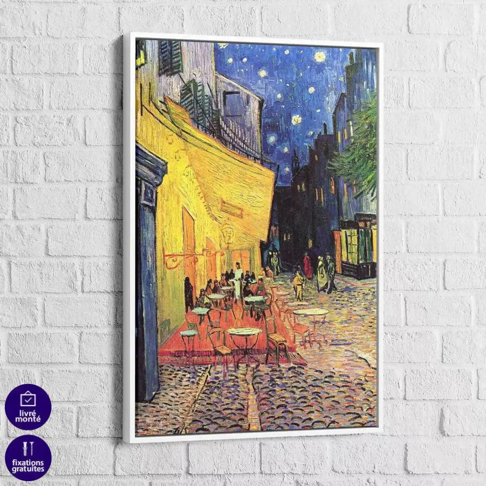 Tableau Vincent Van Gogh Terrasse de Café le Soir - Montableaudeco
