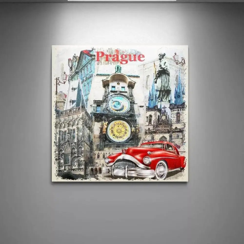 Tableau Vintage Ville Collection - Montableaudeco