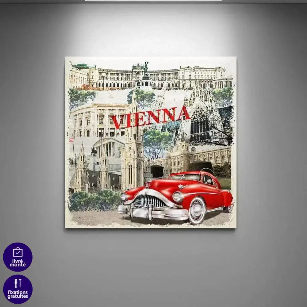 Tableau Vintage Ville Collection - Montableaudeco