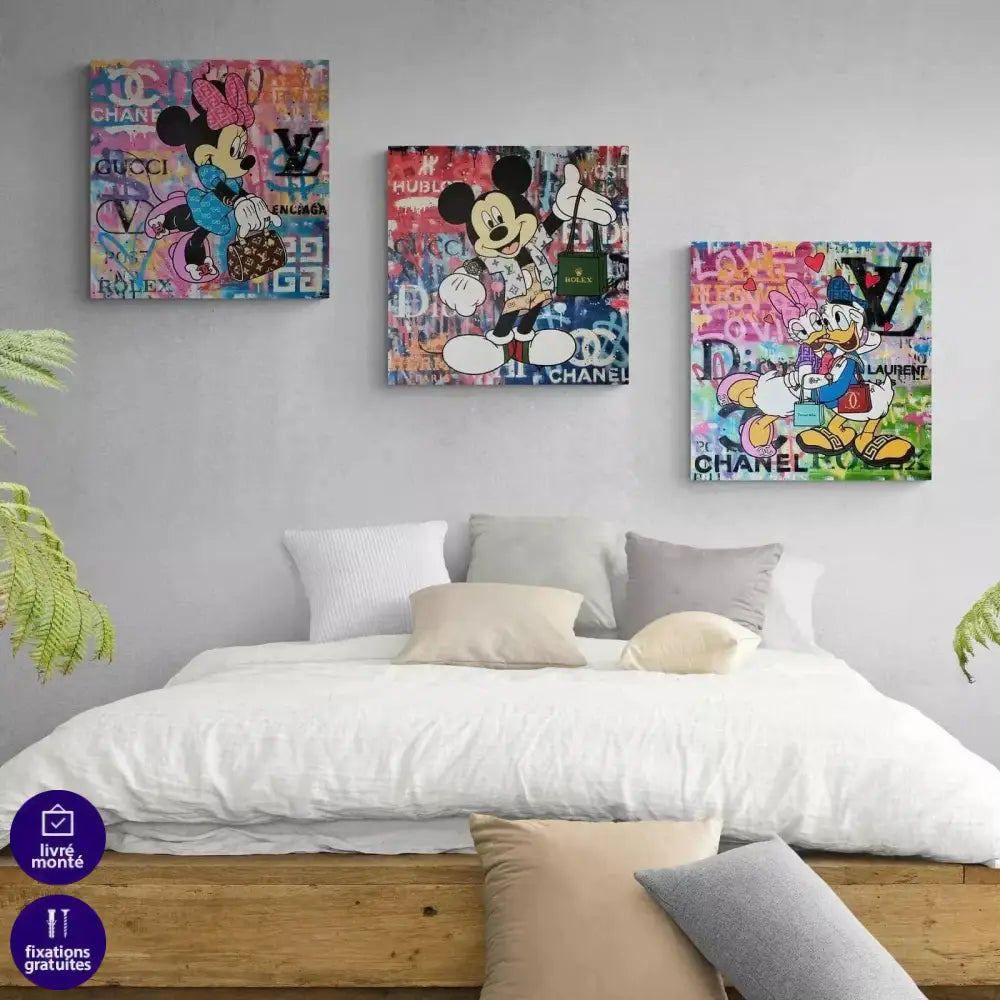 Tableau Walt Disney Fashion - Montableaudeco