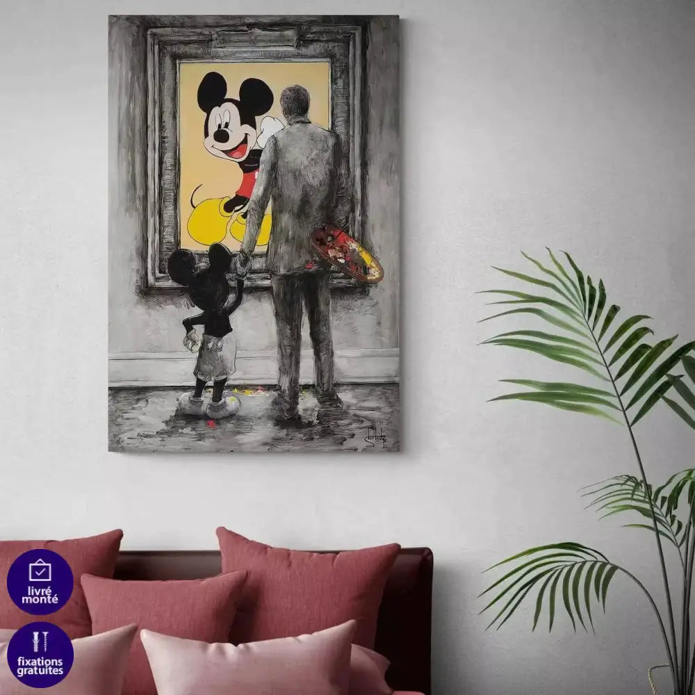 Tableau Walt Disney Le Créateur - Montableaudeco