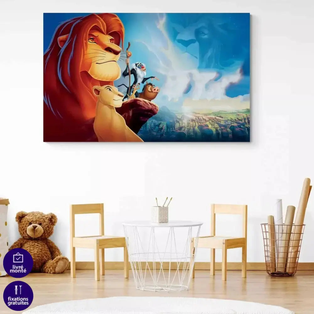 Tableau Walt Disney Le Roi Lion - Montableaudeco