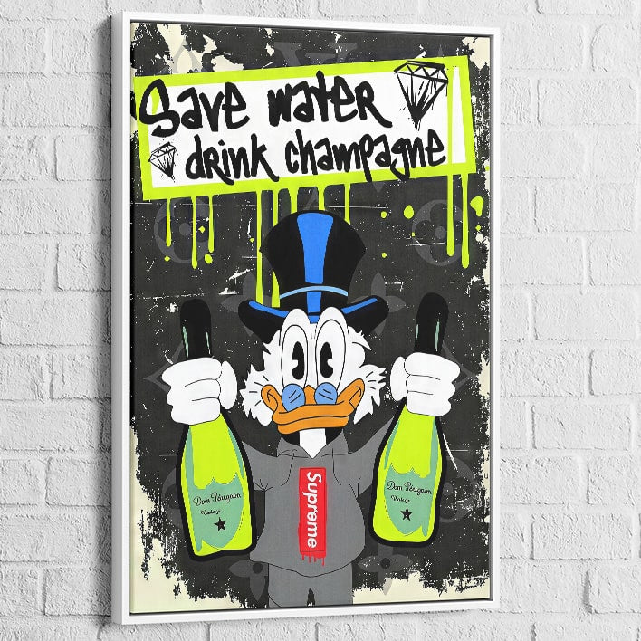 tableau cadre blanc – art mural humoristique