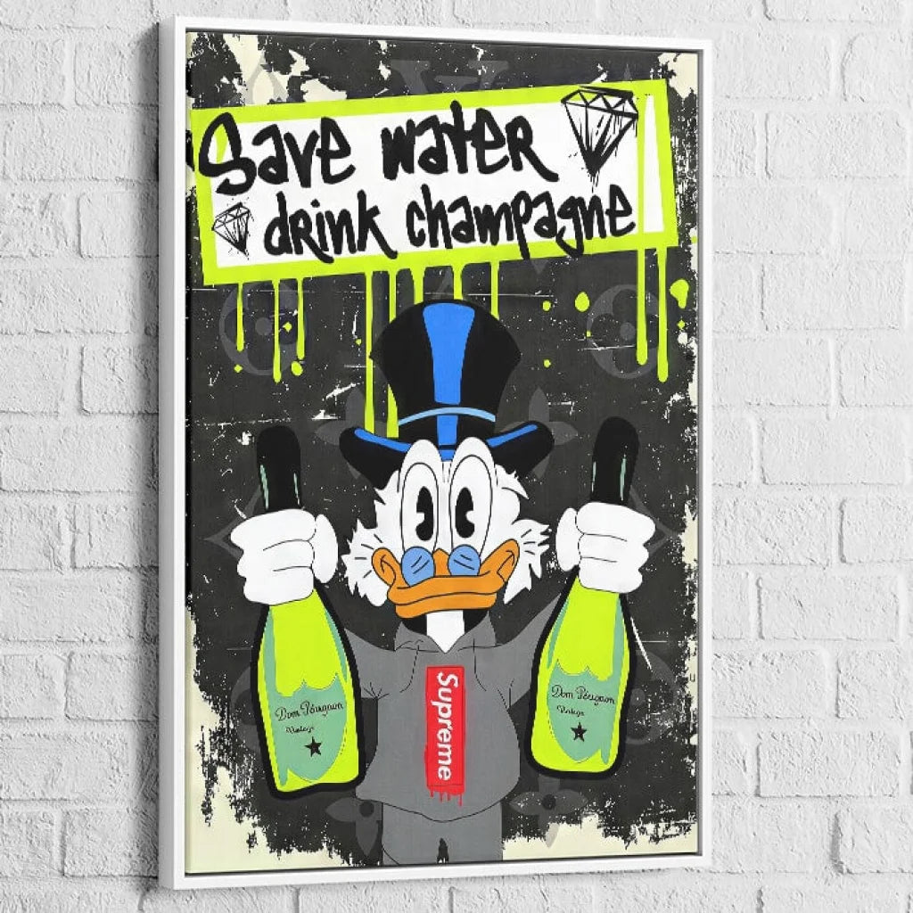 tableau cadre blanc – art mural humoristique