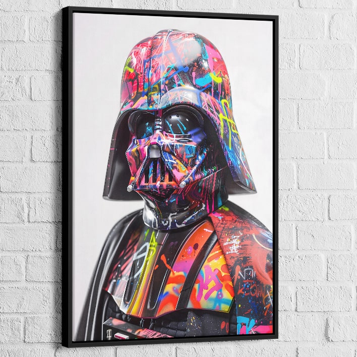 œuvre murale Stormtrooper LV et Darth Vader