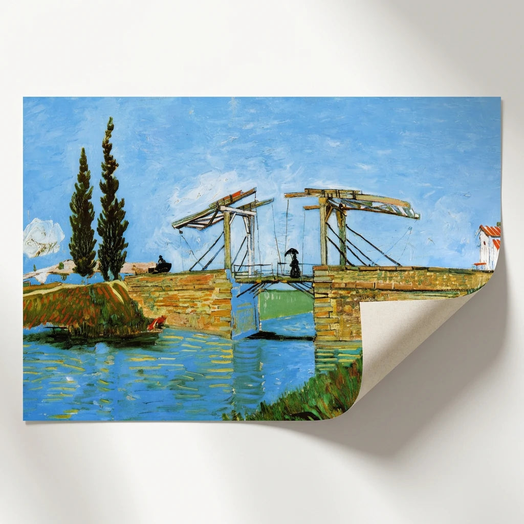 Le Pont de Langlois à Arles – Tableau Van Gogh - 40x60cm / Affiche sans cadre - Tableau Van Gogh