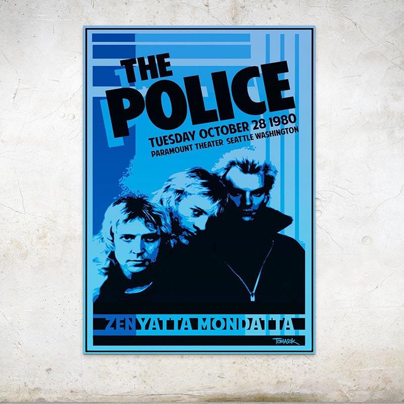 Affiche Concert The Police - Montableaudeco