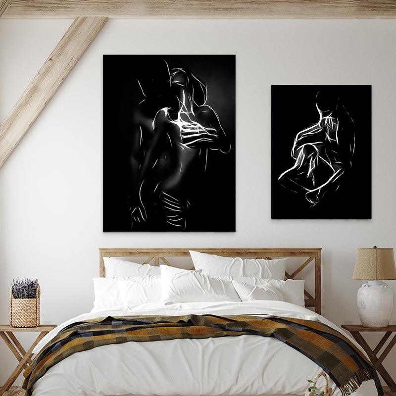 Tableau chambre — toiles sensuelles et romantiques pour la chambre à coucher