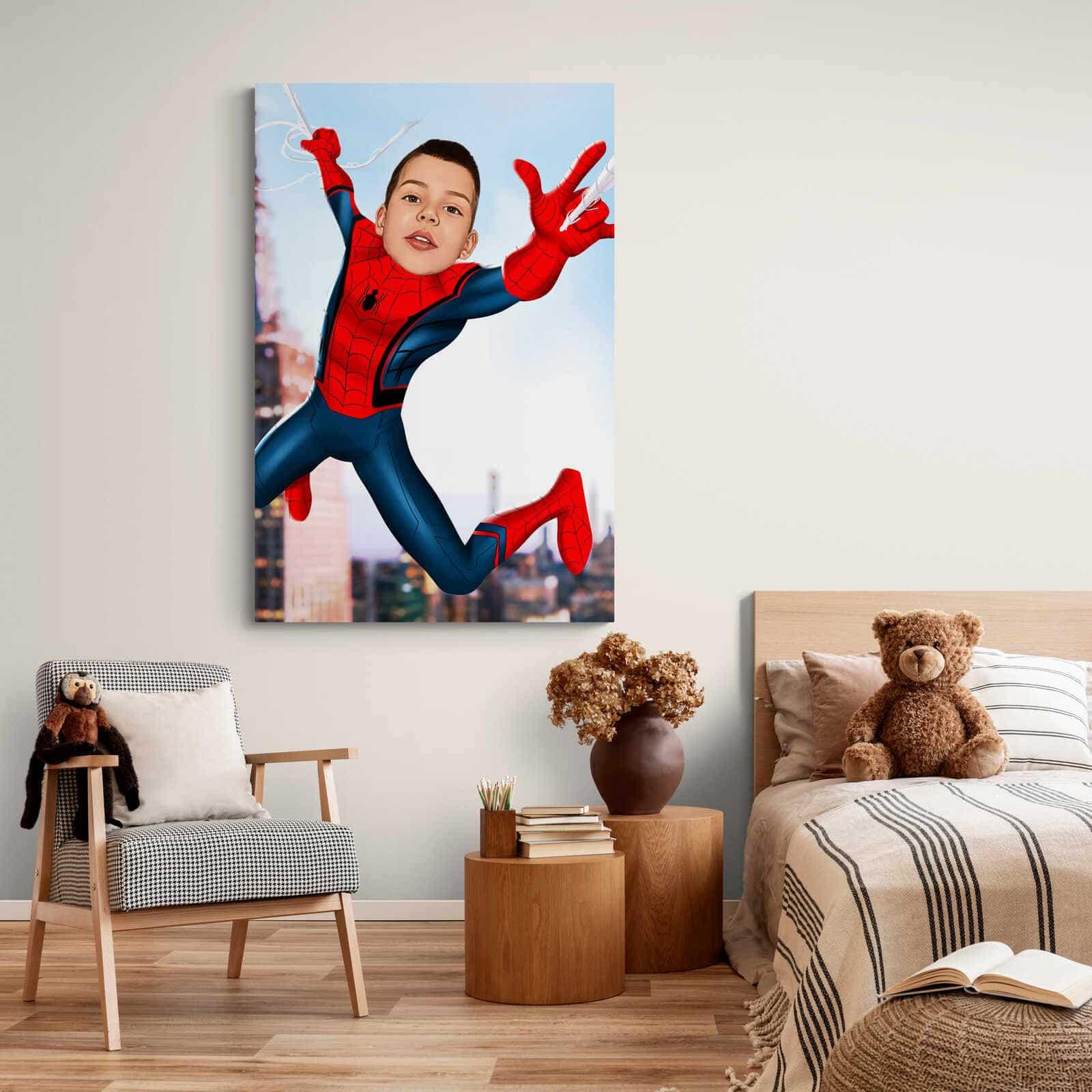 Cadre enfants Spiderman Montage photo