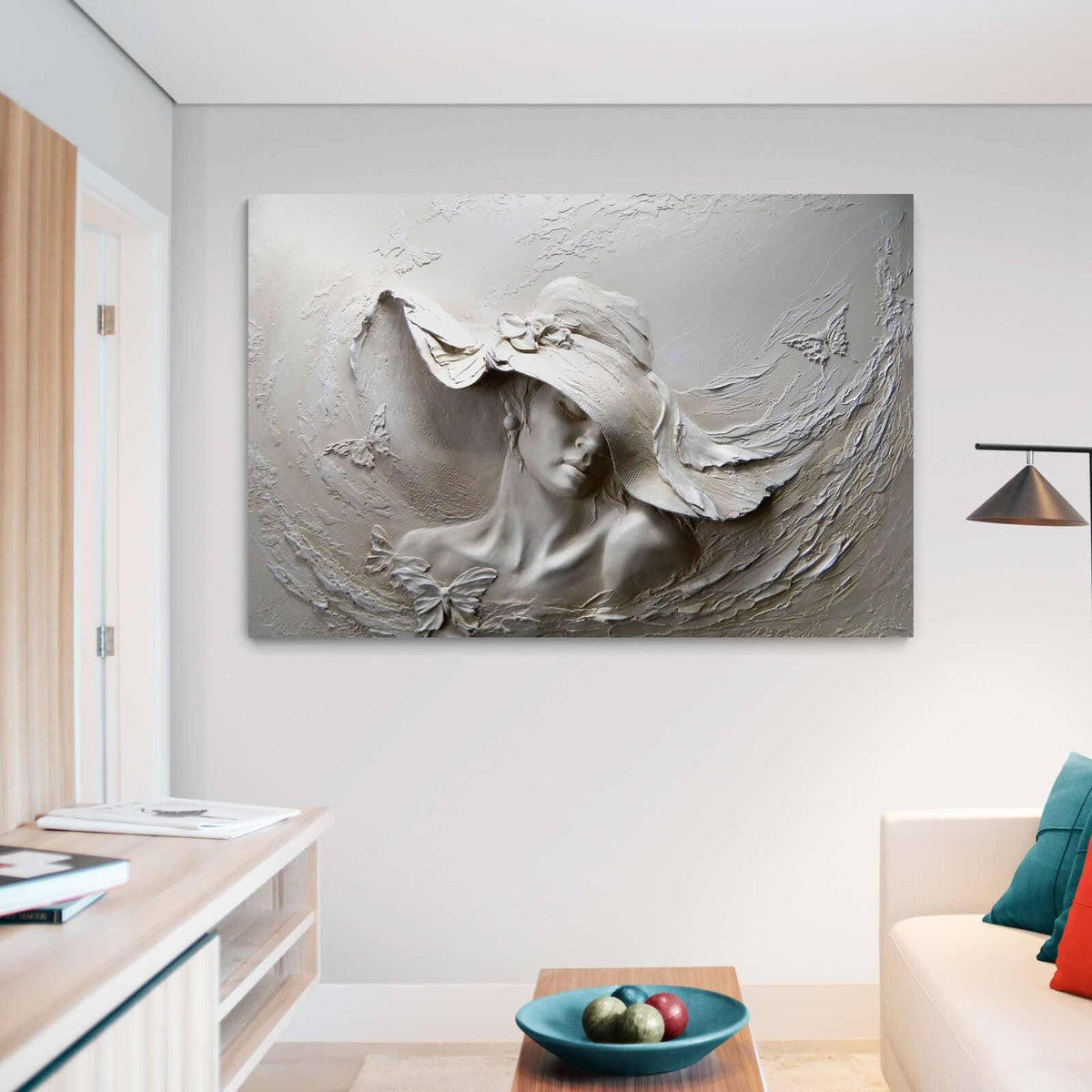 Peinture métal 3D Rue Romantique 80x120cm - Boutique en ligne de ..