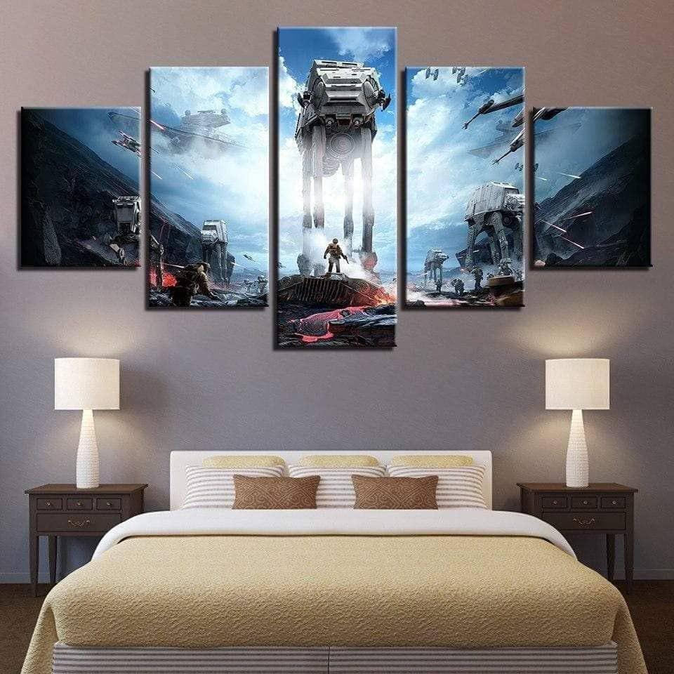 Star Wars-Gemälde Das Imperium schlägt zurück | Dekoration zu  Großhandelspreisen – Montableaudeco