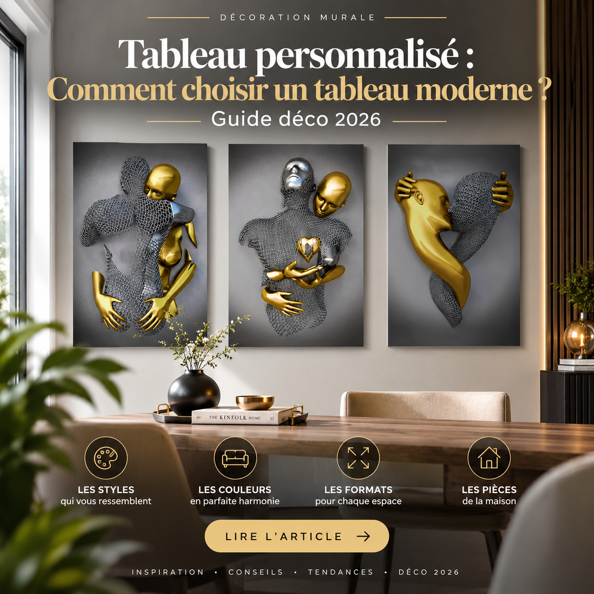 Comment choisir un tableau moderne ? Guide déco 2026