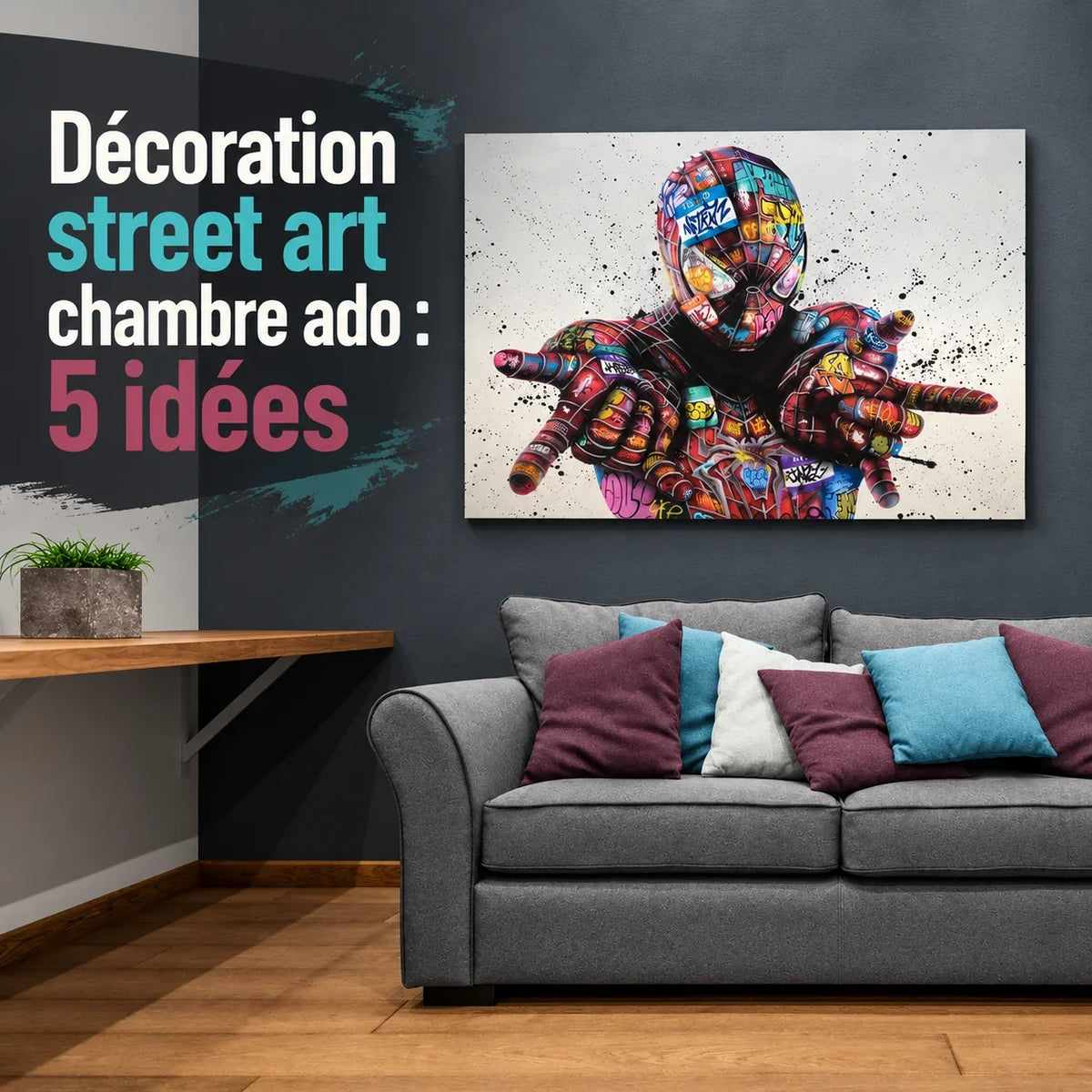 Idées de déco Street Art pour une chambre d'ado