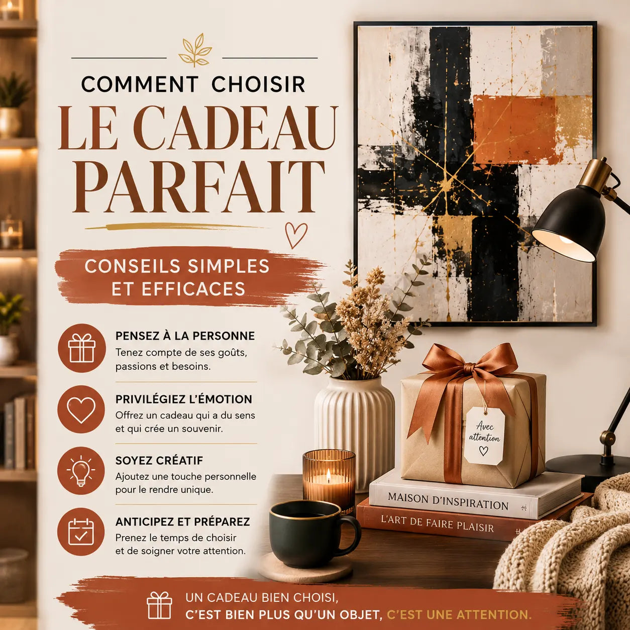 Comment choisir le cadeau parfait : conseils simples et efficaces