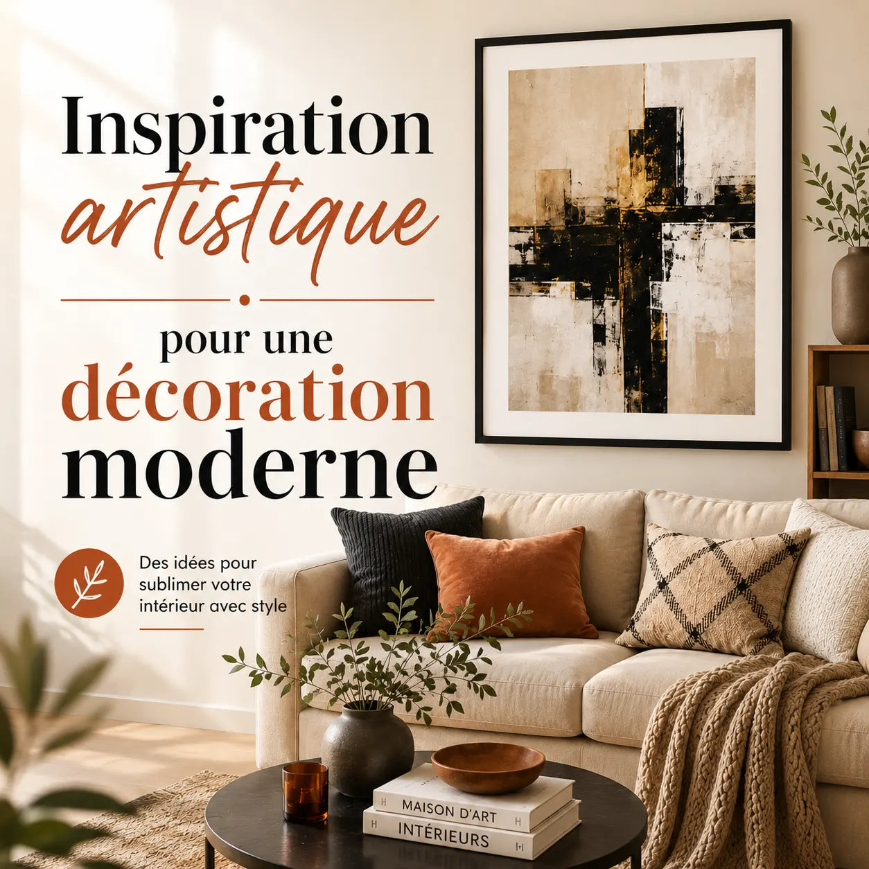 Inspiration artistique pour une décoration moderne