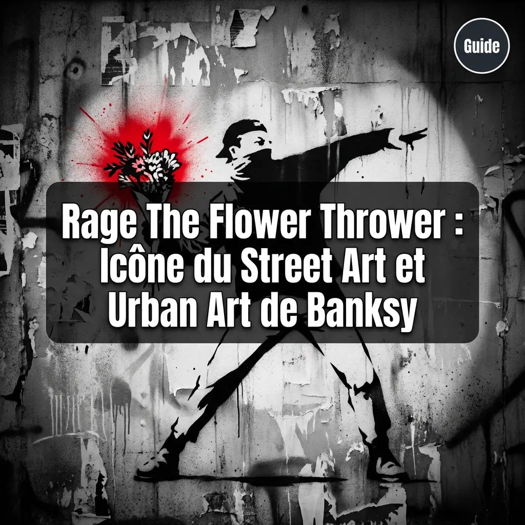 Rage The Flower Thrower : Icône du Street Art et Urban Art de Banksy