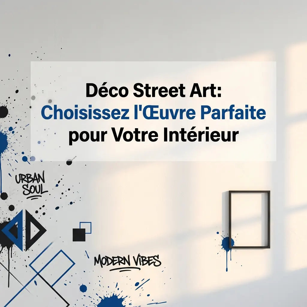 Déco Street Art: Choisissez l'Œuvre Parfaite pour Votre Intérieur
