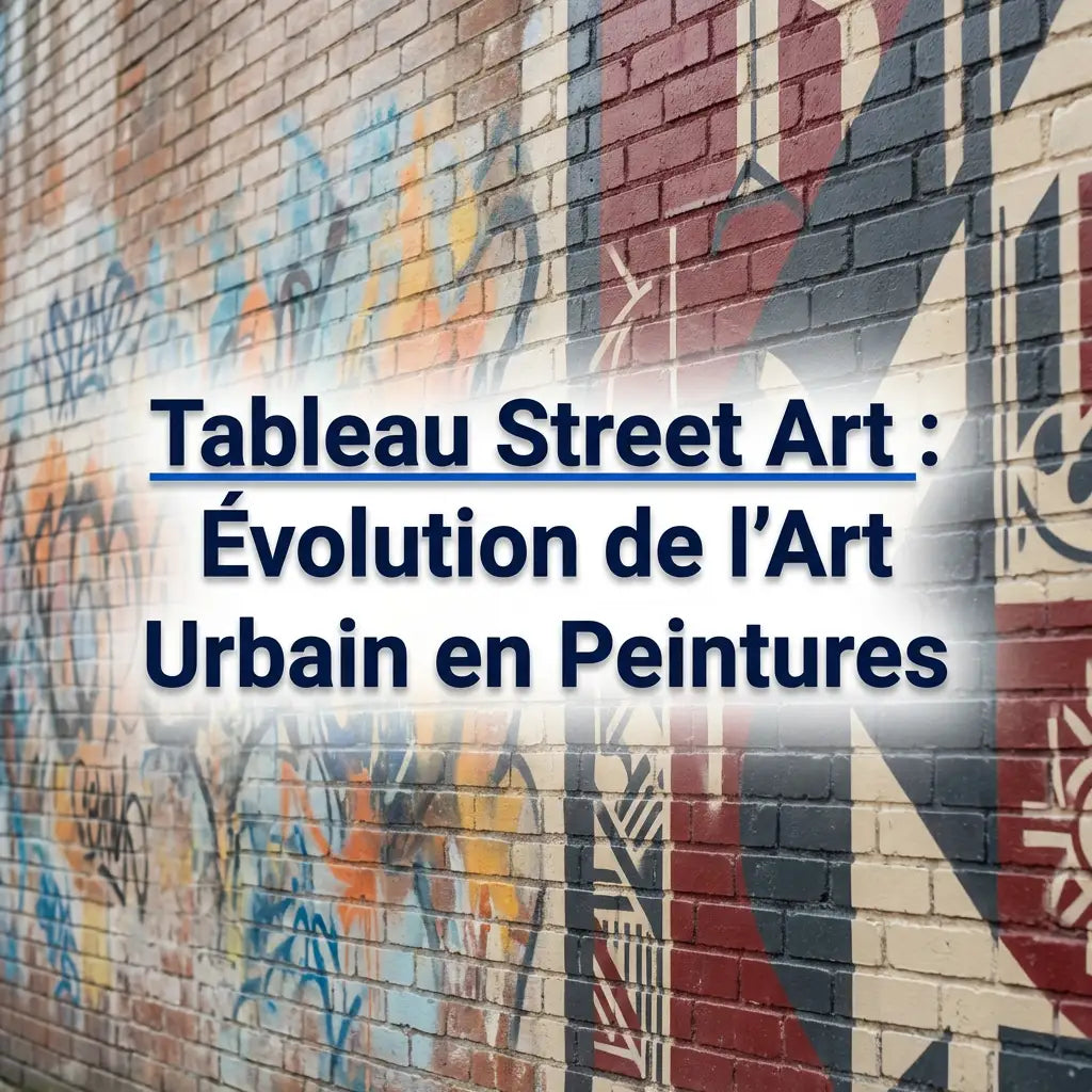 Tableau Street art évolution de l'art urbain