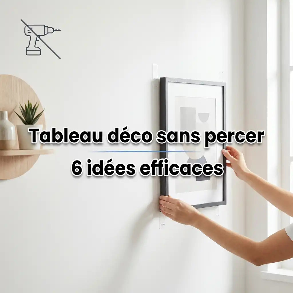Tableau déco sans percer 6 idées efficaces