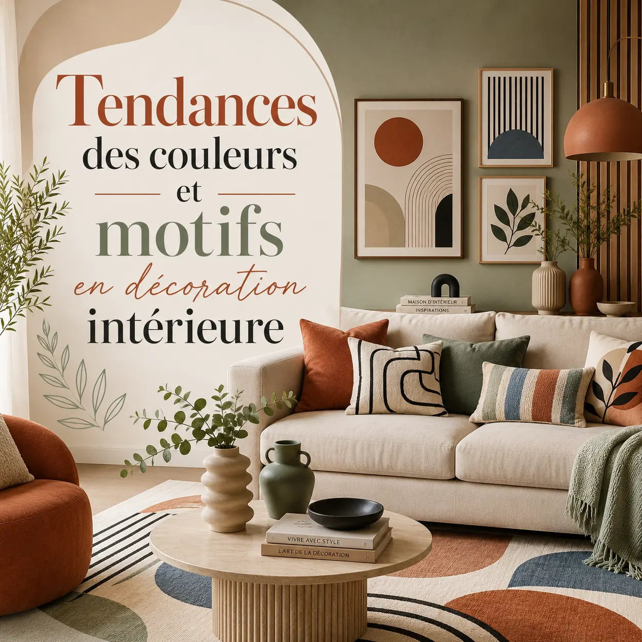 Tendances des couleurs et motifs en décoration intérieure