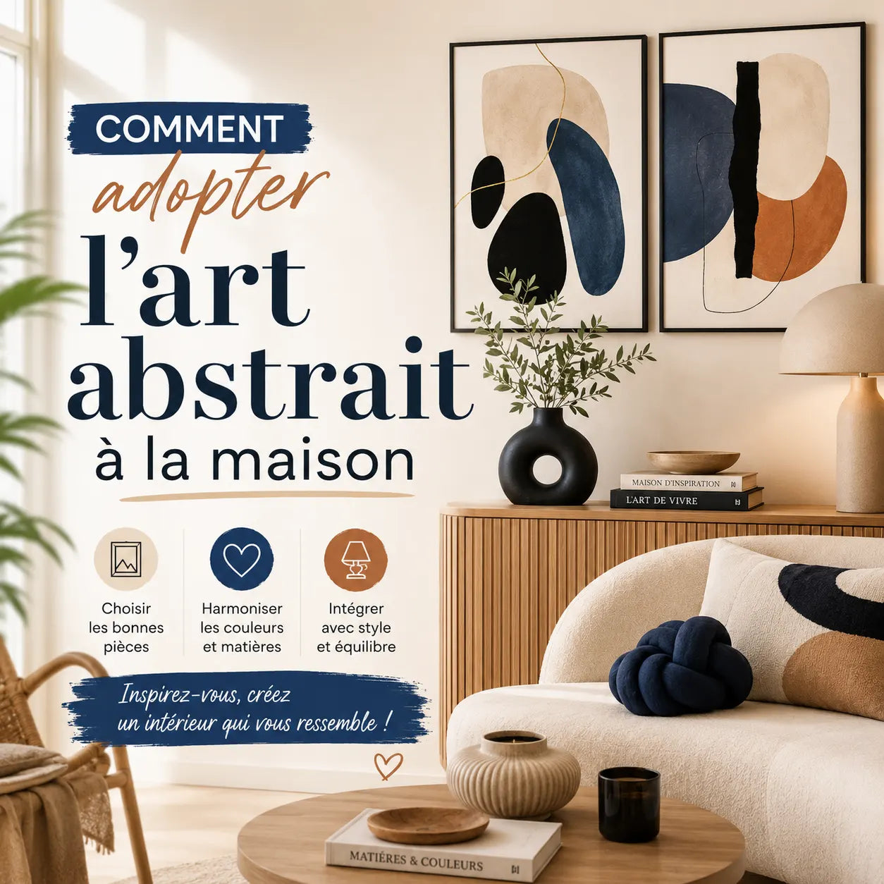 Comment adopter l'art abstrait à la maison