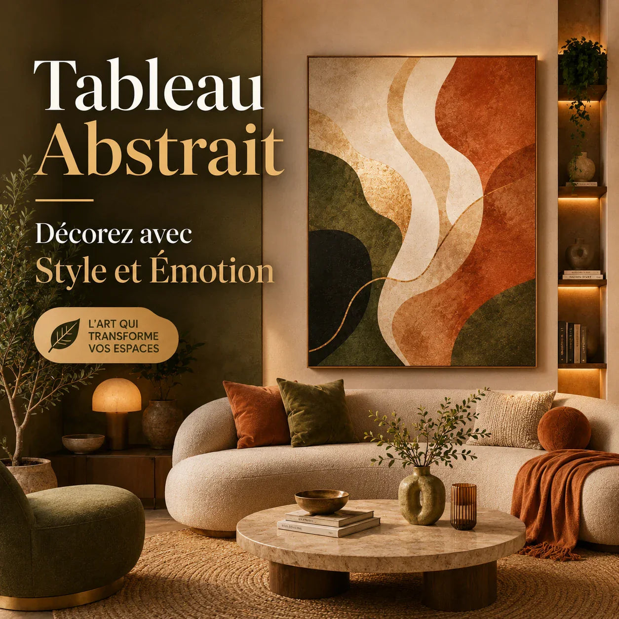Tableau Abstrait : Décorez avec Style et Émotion