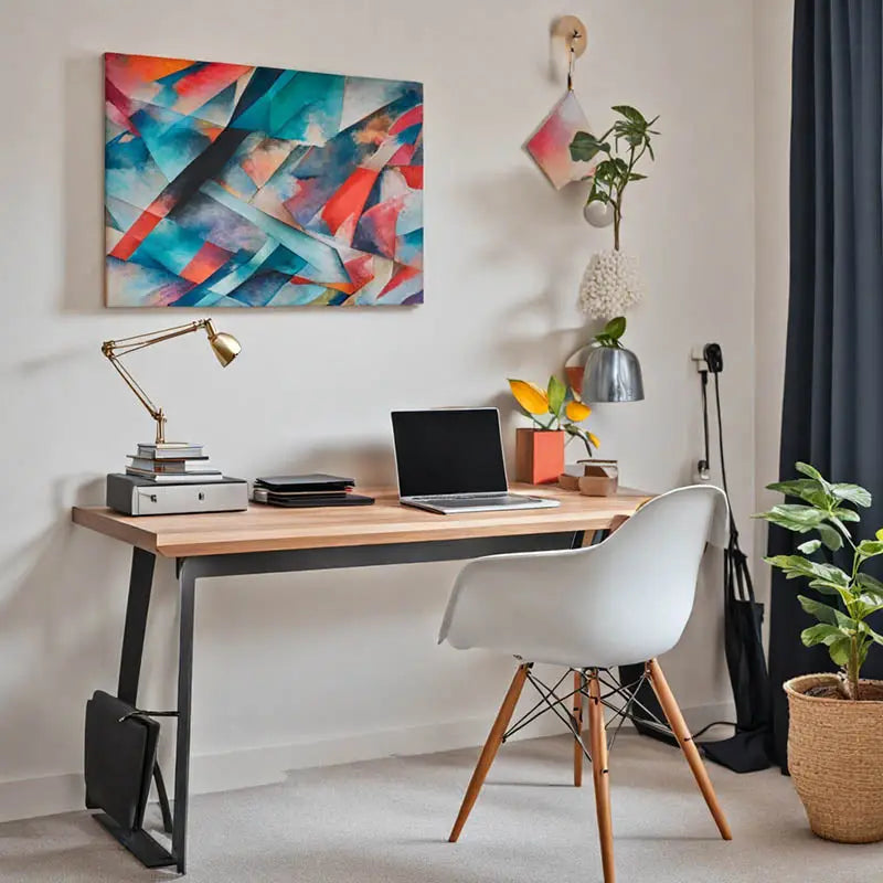 Adopter l’art abstrait au bureau: Conseils simples et pratiques