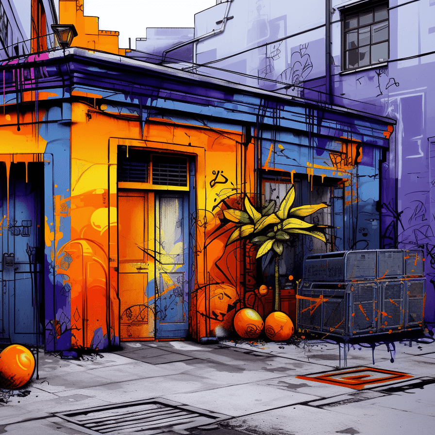 Le langage des couleurs dans le street art - Montableaudeco