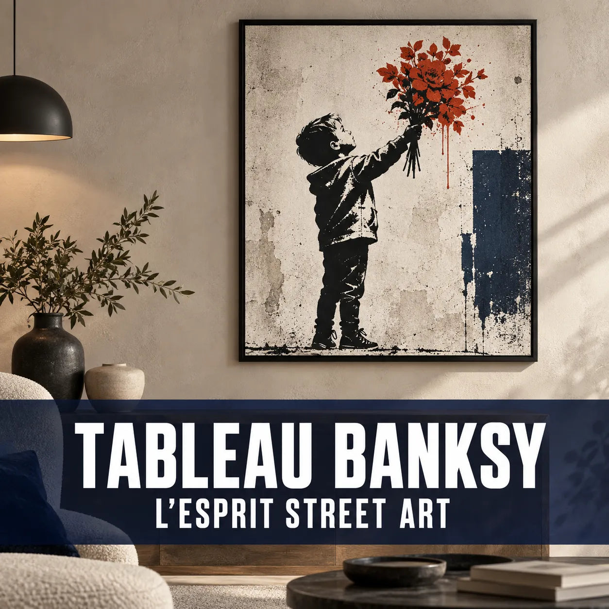 Tableau Banksy : idées déco et inspiration street art