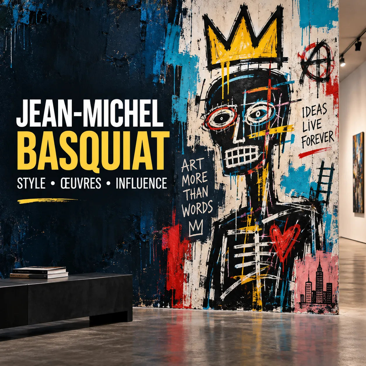 Jean-Michel Basquiat : son style, ses œuvres et son influence sur l’art contemporain