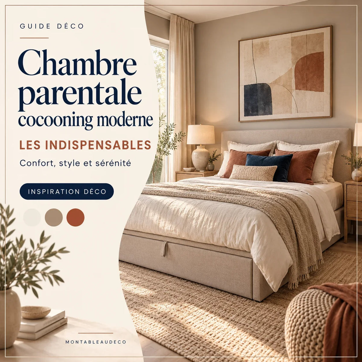 Les indispensables pour une chambre parentale cocooning moderne