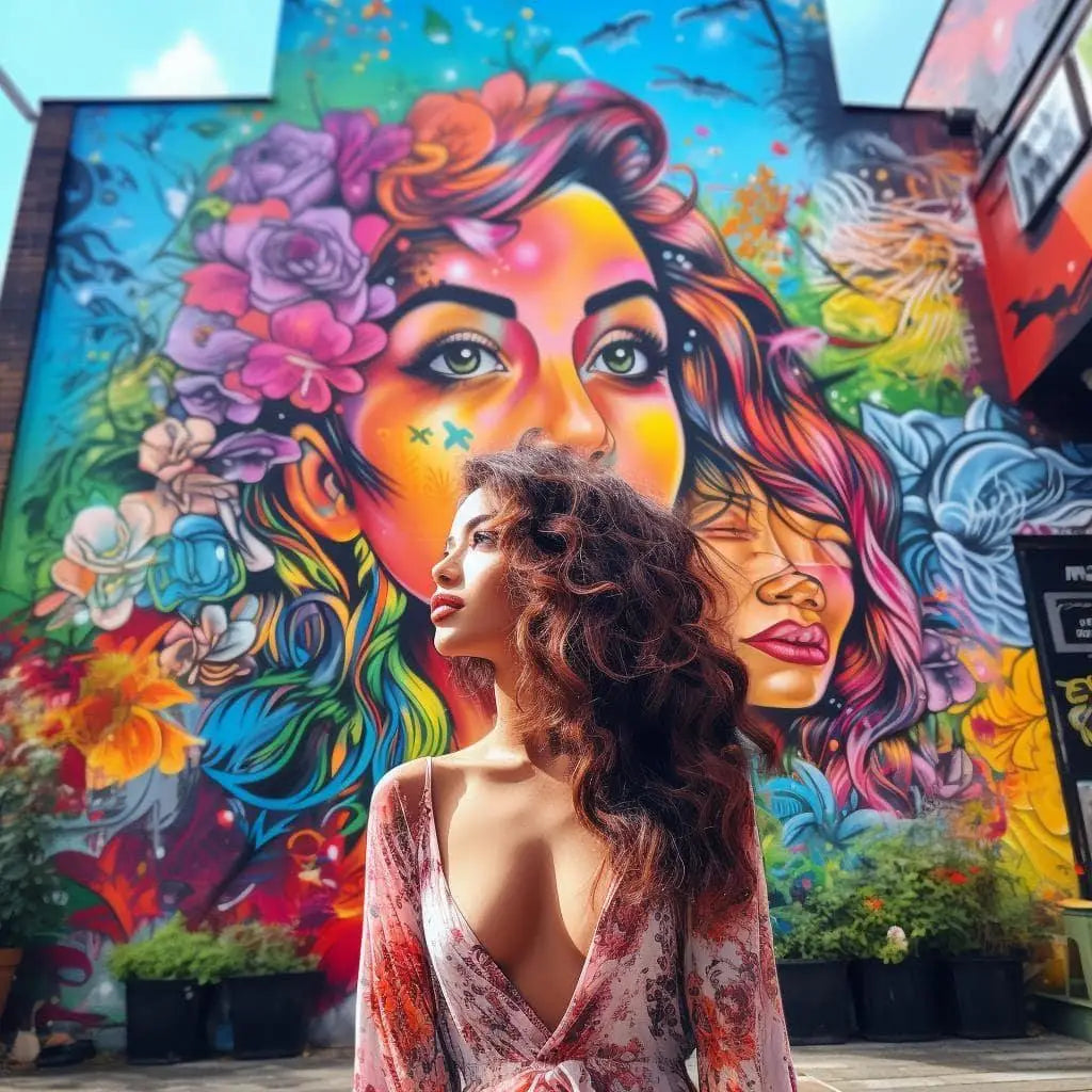 How to create an art gallery at home with street art paintings - Montableaudeco