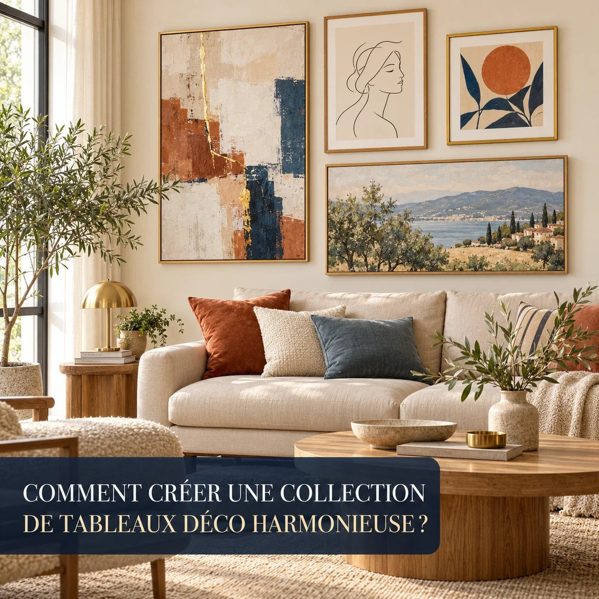 Comment créer une collection de tableaux déco harmonieuse ?